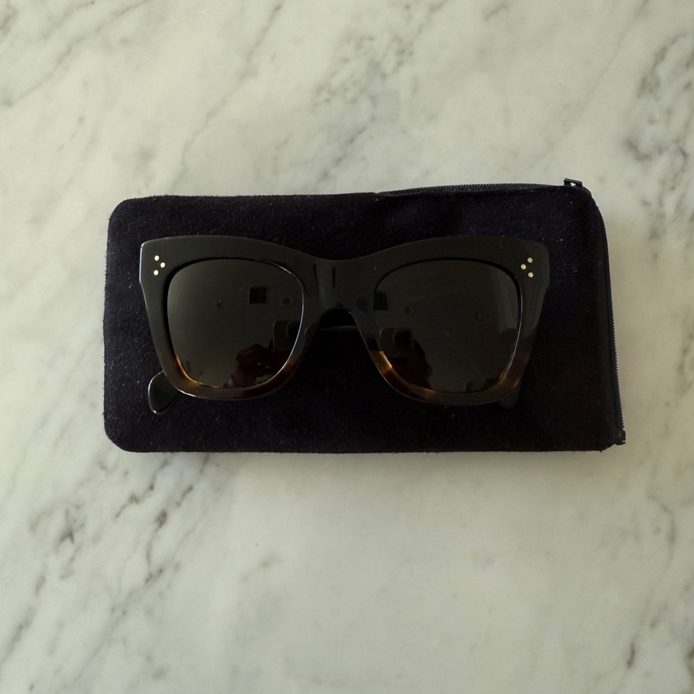 Stylish Black and Brown Sunglasses Celine - Picture 4 of 4
